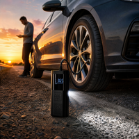 Smart Portable Air Compressor 150PSI – Rechargeable Tire Inflator With Auto Shut-Off